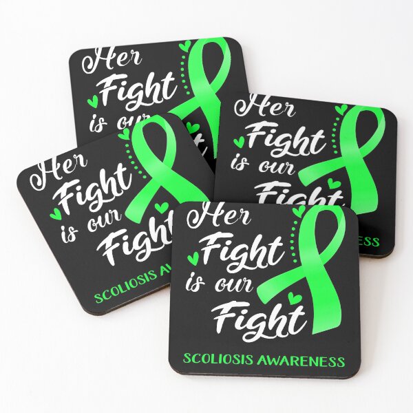 Item preview, Her Fight Is Our Fight Scoliosis Awareness designed and sold by hvoid41.