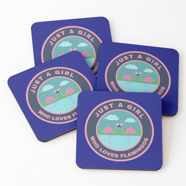 Item preview, Just a girl who loves Flamingos designed and sold by fev-rocks.