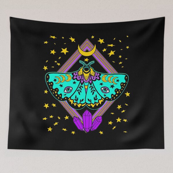 Item preview,  Mystical Moth Butterfly Moon Goblincore designed and sold by funnytshirtemp.