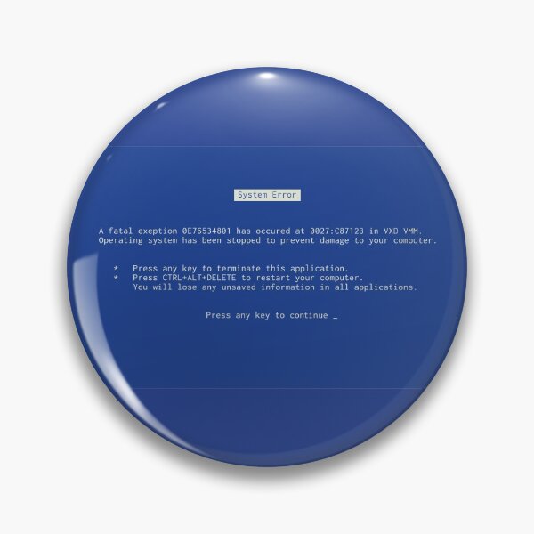 Item preview, Blue Screen of Death. designed and sold by PixelRoux.