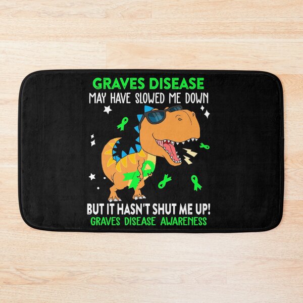 Item preview, Graves Disease Awareness Dinosaur Lover Graves Disease Warrior Gift designed and sold by Sabfit.