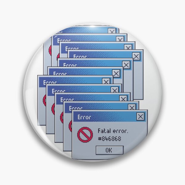 Item preview, Retro error message. designed and sold by PixelRoux.