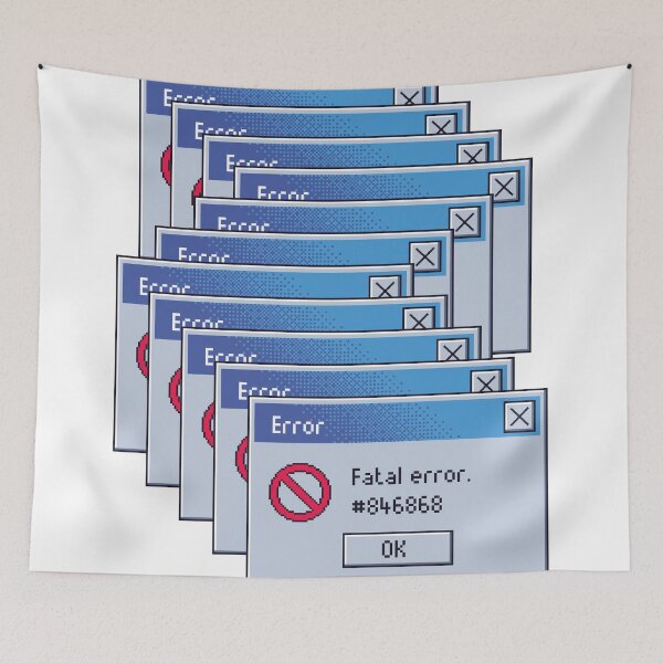 Item preview, Retro error message. designed and sold by PixelRoux.
