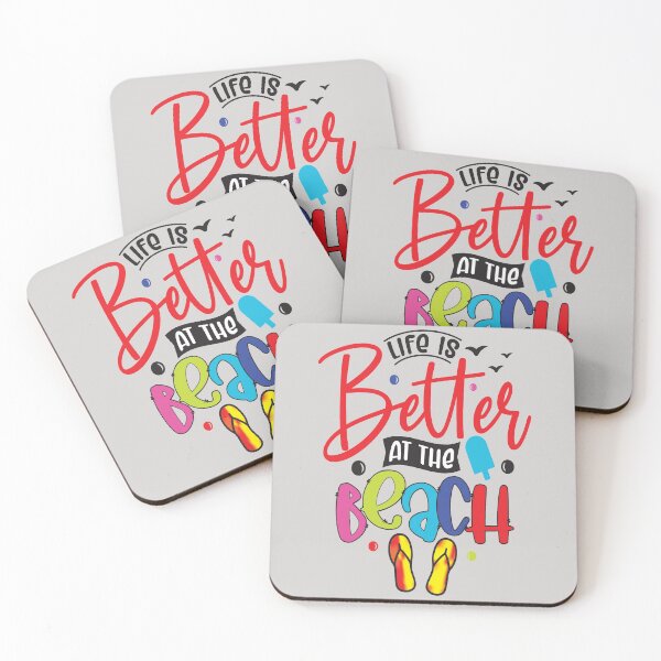 Item preview, Sommer T-Shirt, life is better at the beach designed and sold by AMZIL-ZA.
