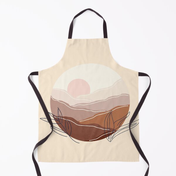 Item preview, Minimal Earth Tone Mountains Landscape designed and sold by ind3finite.