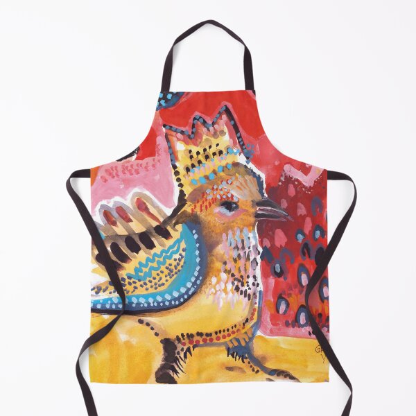 Item preview, Bird with crown designed and sold by Sylke Gande.