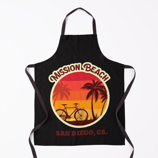 Item preview, Mission Beach California  Retro Sunset designed and sold by Samsdesignshop.
