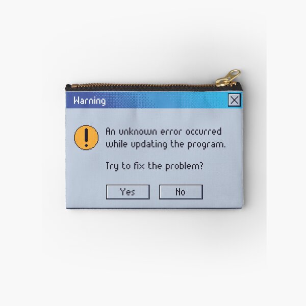 Item preview, Retro Warning error message. designed and sold by PixelRoux.