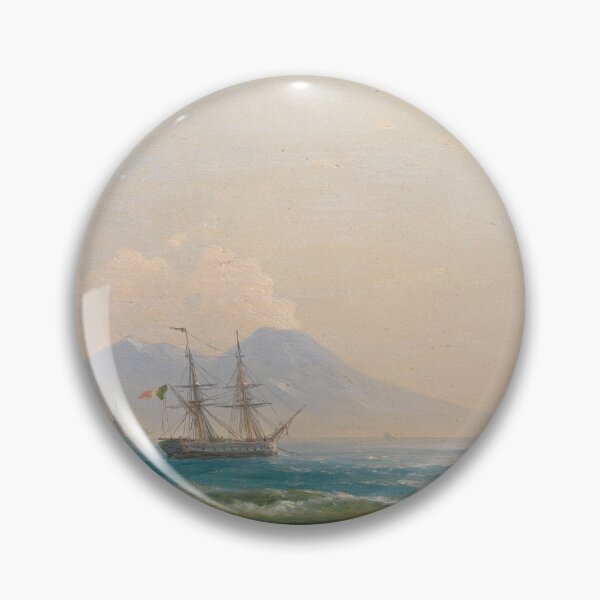 Item preview, View Of Mount Vesuvius (1878) By Ivan Aivazovsky. designed and sold by sunny-007.