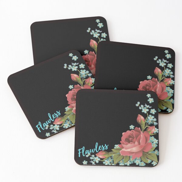Item preview, Black flawless floral beauty flowers- designed and sold by Mammanation.