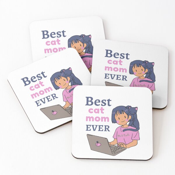 Item preview, Best cat mom ever | cat lover | cat mommy  designed and sold by theblackstar55.