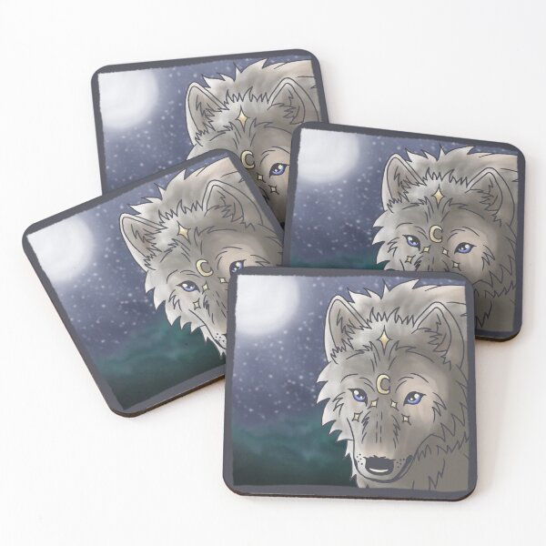 Item preview, Moon Guardian Wolf at Night designed and sold by H0llyDays.