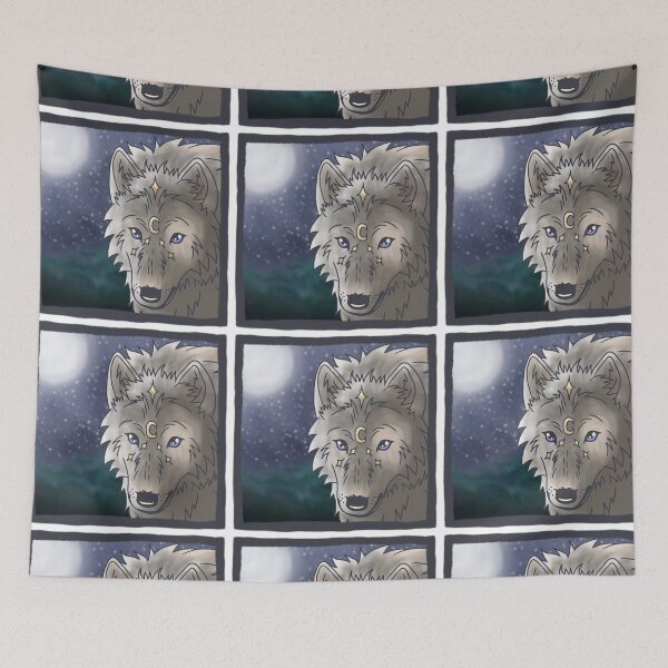 Item preview, Moon Guardian Wolf at Night designed and sold by H0llyDays.