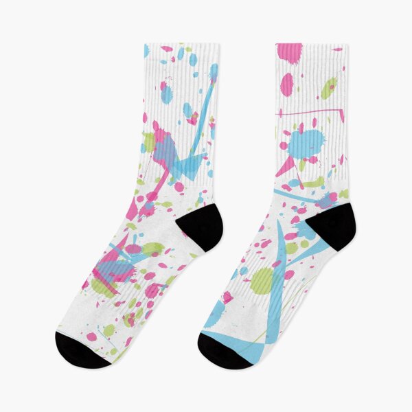 Item preview, Neon splatter on white designed and sold by BLMcreations.