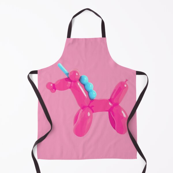 Item preview, Balloon animal unicorn hot pink turquoise kawaii maximalist decor designed and sold by Novel-ty.