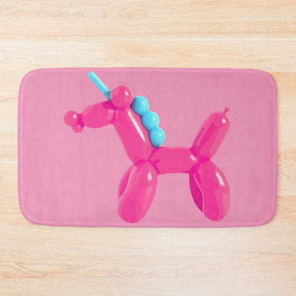 Item preview, Balloon animal unicorn hot pink turquoise kawaii maximalist decor  designed and sold by Novel-ty.
