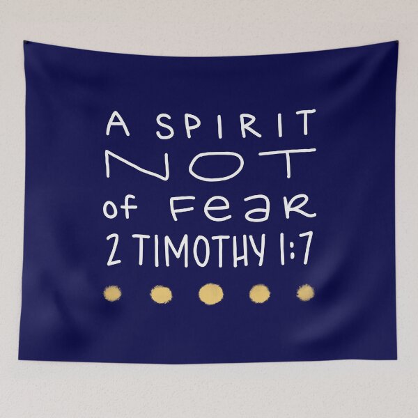 Item preview, NOT A SPIRIT OF FEAR designed and sold by handletteringem.