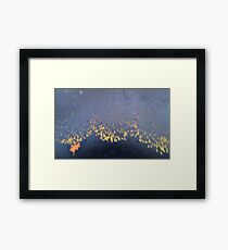 Rainy beach Framed Print