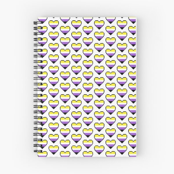 Item preview, Non-Binary Pride Pixel Heart designed and sold by Erin Selinger.