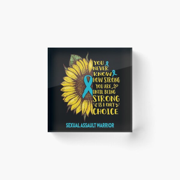 Item preview, Sexual Assault Warrior You Never Know How Strong You Are Sunflower Lover Gifts designed and sold by radianen.
