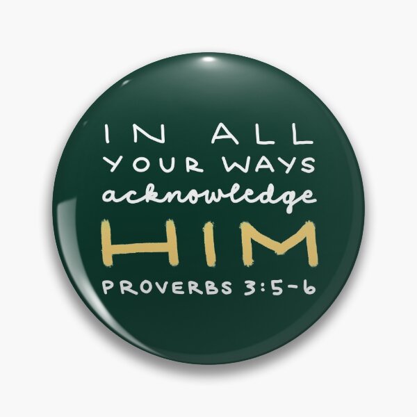 Item preview, IN ALL YOUR WAYS ACKNOWLEDGE HIM designed and sold by handletteringem.