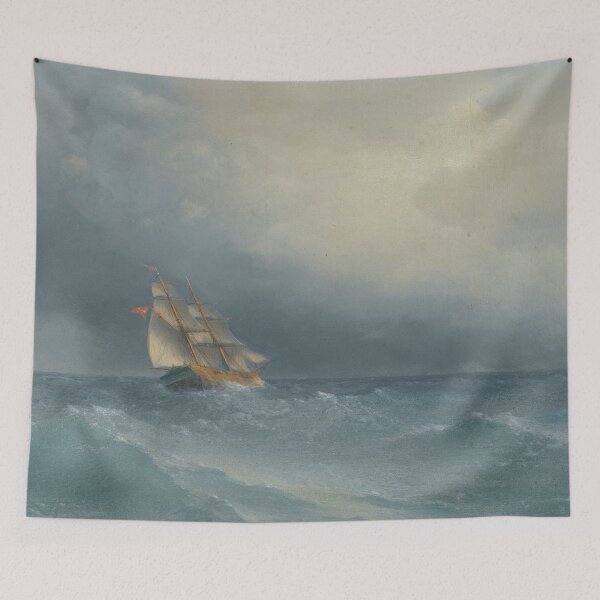 Item preview, The Lifting Storm (1880) By Ivan Konstantinovich Aivazovsky. designed and sold by sunny-007.