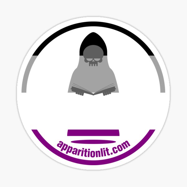Asexual Ace/Aro Pride Flag As The Apparition Lit Ghostie Sticker