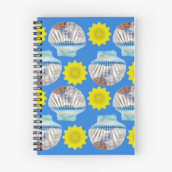 Item preview, Shell I dream - pattern with shell, sea, sun, blue sky designed and sold by kikidu21.