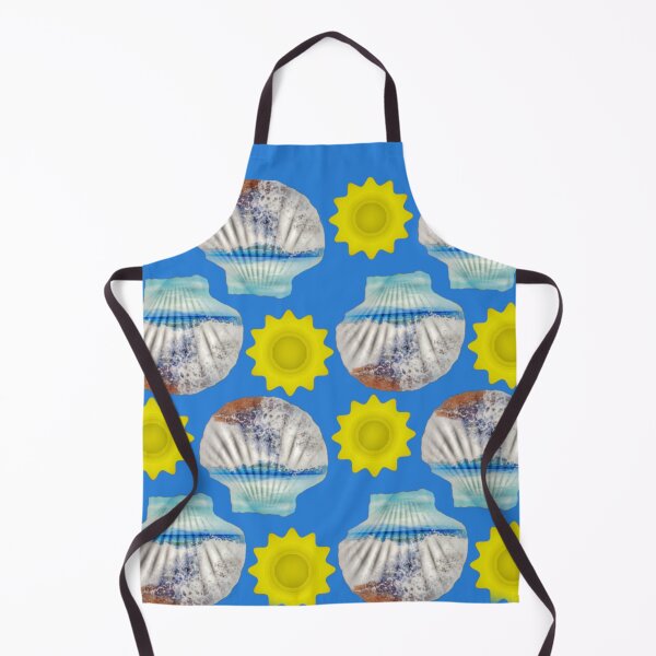 Aperçu de l'œuvre Shell I dream - motif avec coquillage, mer, soleil, ciel bleu créée et vendue par kikidu21.