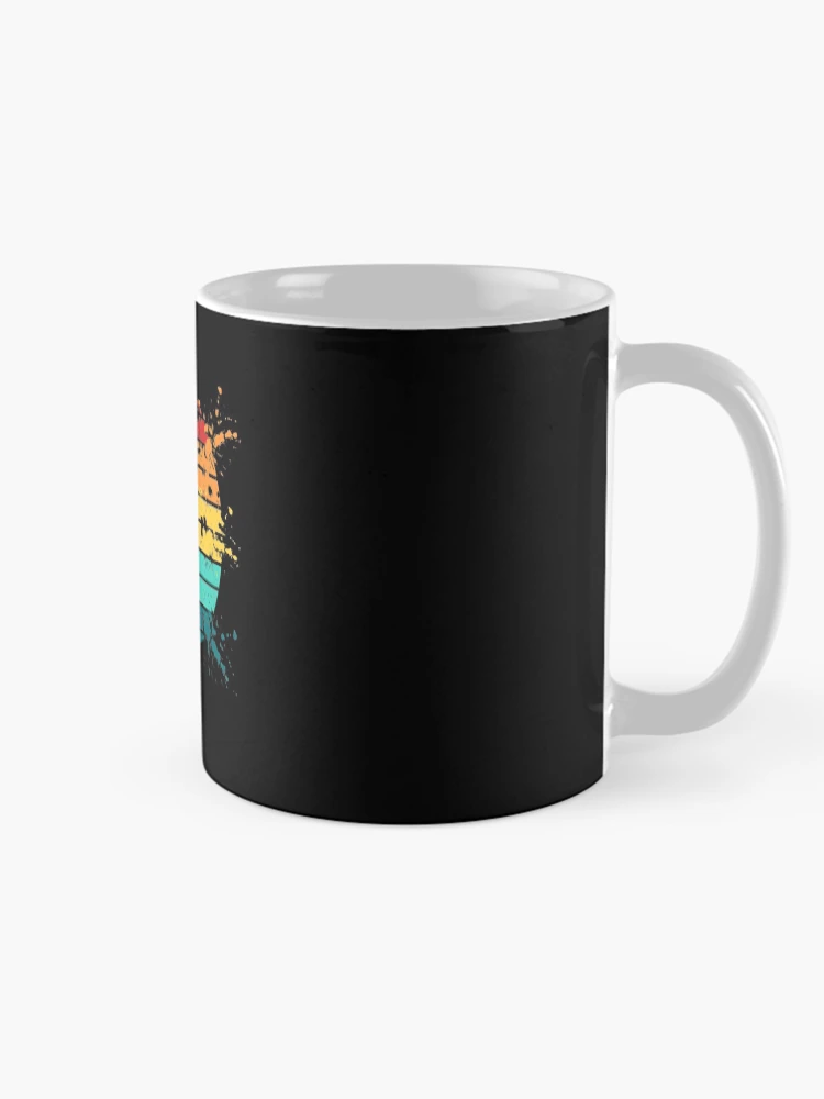 Thumbnail 3 of 6, Coffee Mug, Colorful Splash Exploding Distressed Sunset Design designed and sold by Demirake.