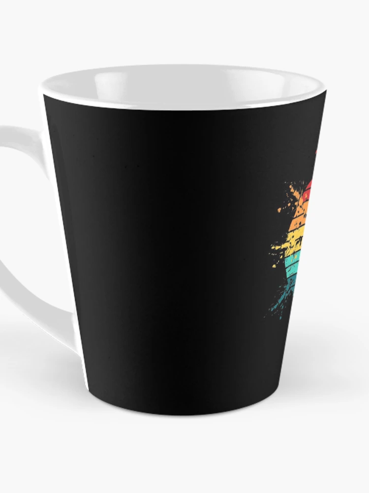 Thumbnail 3 of 4, Coffee Mug, Colorful Splash Exploding Distressed Sunset Design designed and sold by Demirake.
