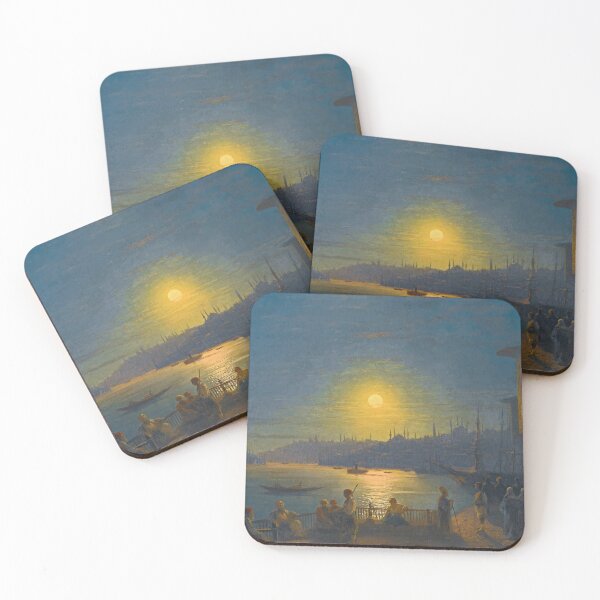 Item preview, Moonrise Over The Golden Horn (1886) By Ivan Konstantinovich Aivazovsky. designed and sold by sunny-007.