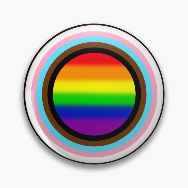 Item preview, Pride Month 2024, retro sunset target effect designed and sold by 1DaisyChainLane.