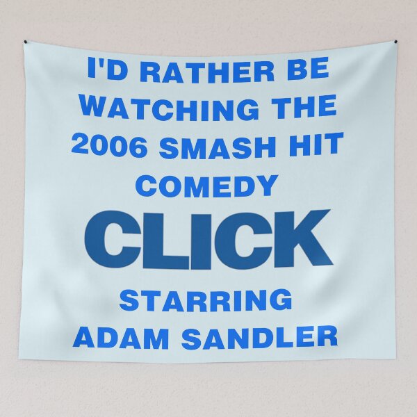 Item preview, Rather Be Watching Click (2006) Starring Adam Sandler designed and sold by Click Thoughts.