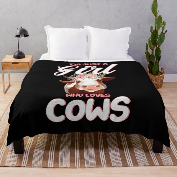Item preview, I'm Just A Girl Who Loves Cows designed and sold by BLake77777.
