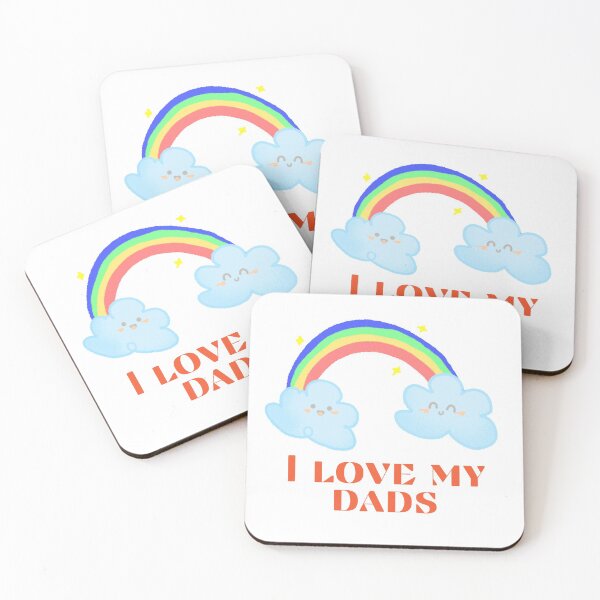 Item preview, I Love My Dads designed and sold by KawaiiForAll.