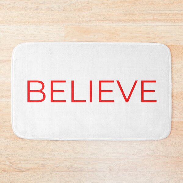 Item preview, Believe word Minimal Simple Text Design - Red Font  designed and sold by BE The Oracle.