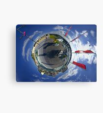 Two Cows on Parade - Ebrington Square, Derry Canvas Print