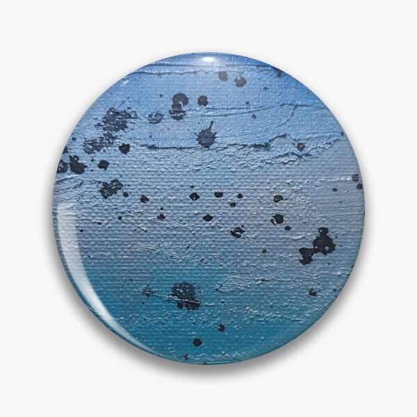 Item preview, Blue spray paint art,blue abstract, textured art,galaxy art designed and sold by kreativekrys.