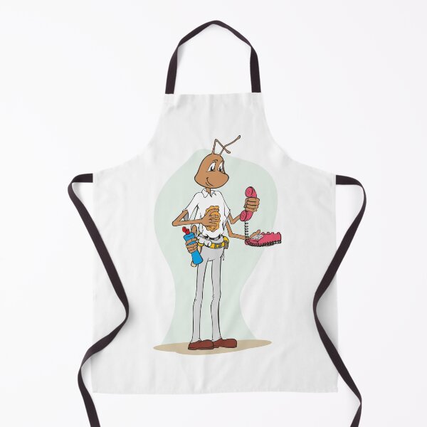 Item preview, Ant mascot Illustration cleaning equipment office with cloth. Ideal for catalogs, informative and institutional material designed and sold by LucianoCosmo.