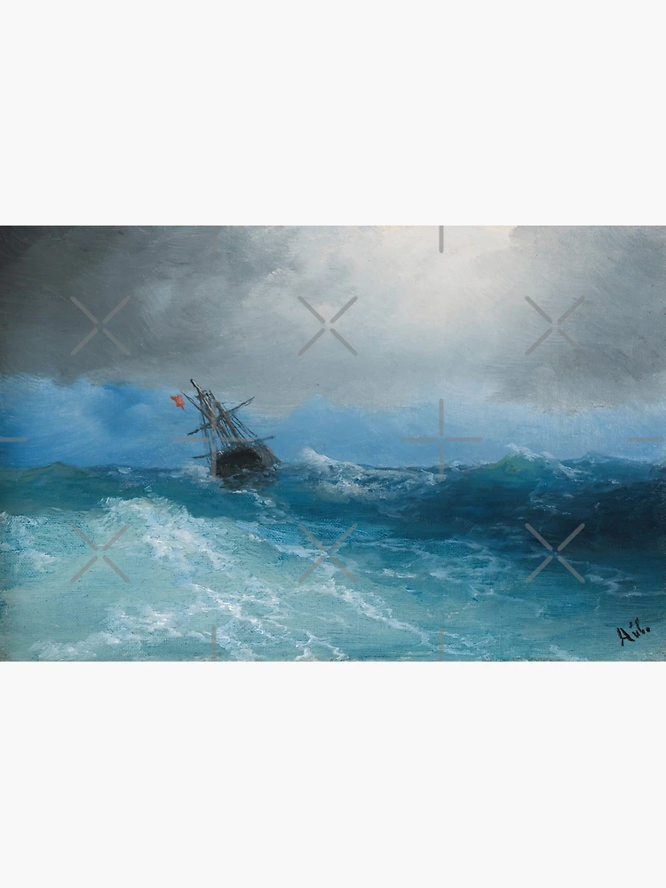 Gathering Storm 1899 By Ivan Konstantinovich Aivazovsky. Photographic Print