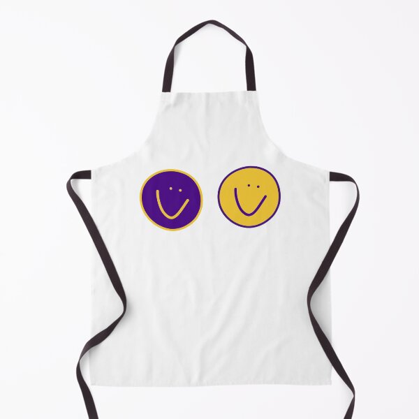 Item preview, purple and gold colored smiley face sticker set designed and sold by scribblesbysar.