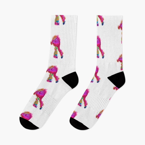 Item preview, Neck To The Ground Abstract Flamingo designed and sold by KirtTisdale.