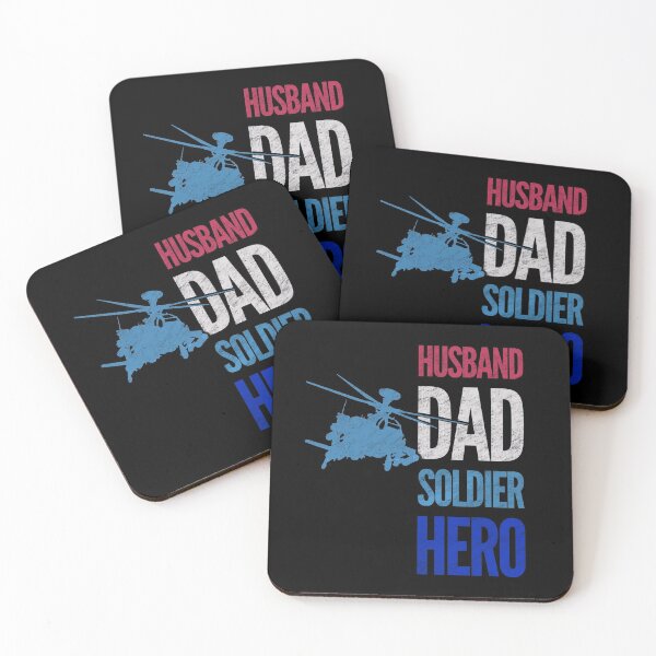 Item preview, Husband dad soldier hero designed and sold by mwebba2005.