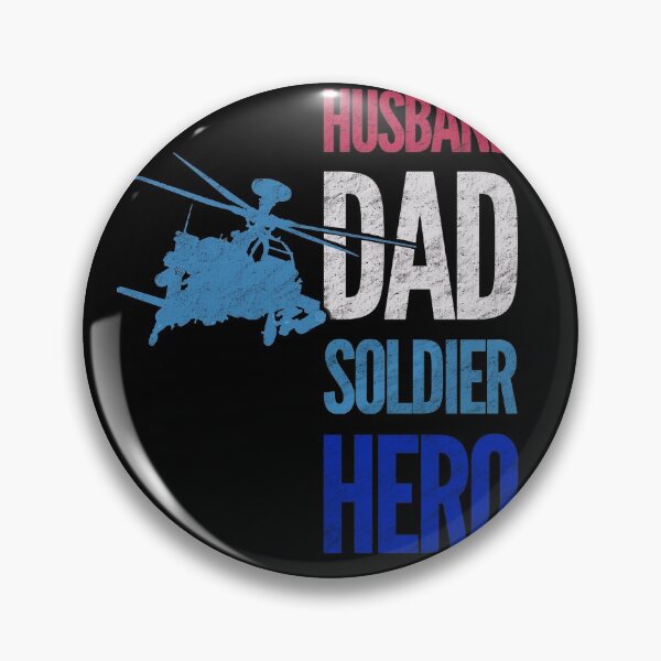Item preview, Husband dad soldier hero designed and sold by mwebba2005.