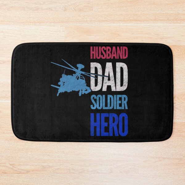 Item preview, Husband dad soldier hero designed and sold by mwebba2005.