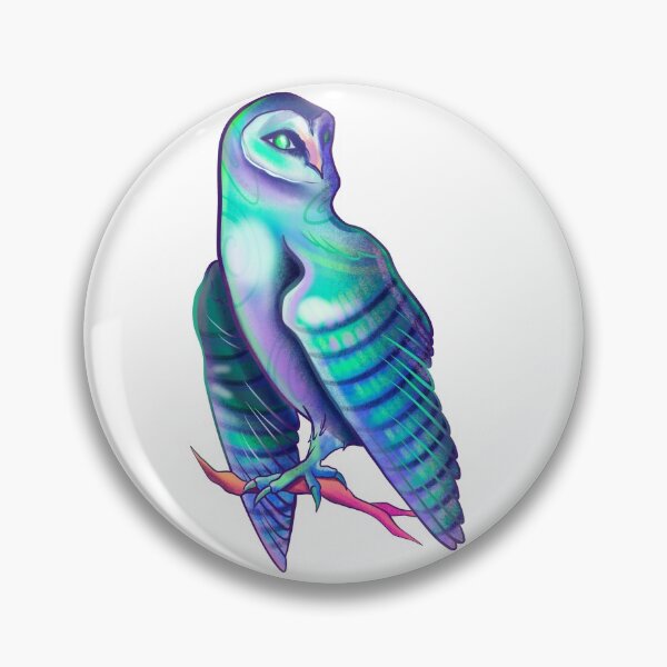 Item preview, Teal and Blue Familiar, Owl designed and sold by Mystic-Minx.