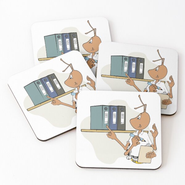 Item preview, Illustration mascot ant with clipboard and inspecting files. Ideal for catalogs, informative and institutional material designed and sold by LucianoCosmo.