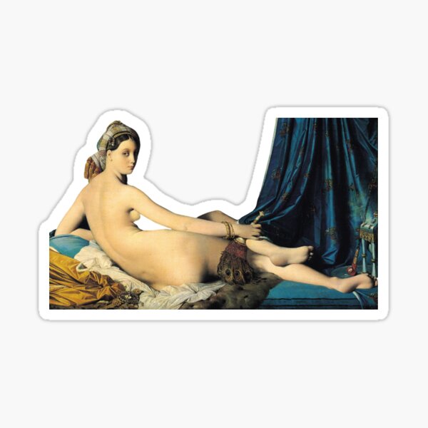 Grande Odalisque Sticker