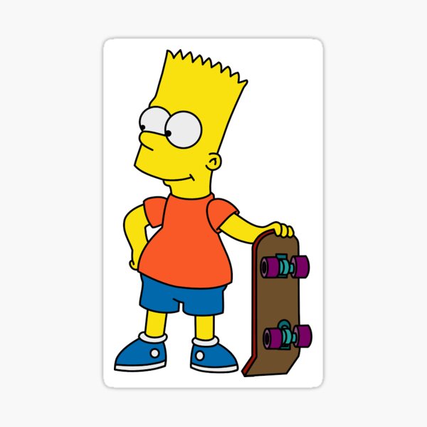 Bart Marge and Lisa Car Window Sticker Decal Homer The Simpsons Family Maggie